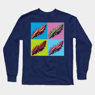 Pop Sea Cucumber Art - Trendy Marine Life Long Sleeve T-Shirt